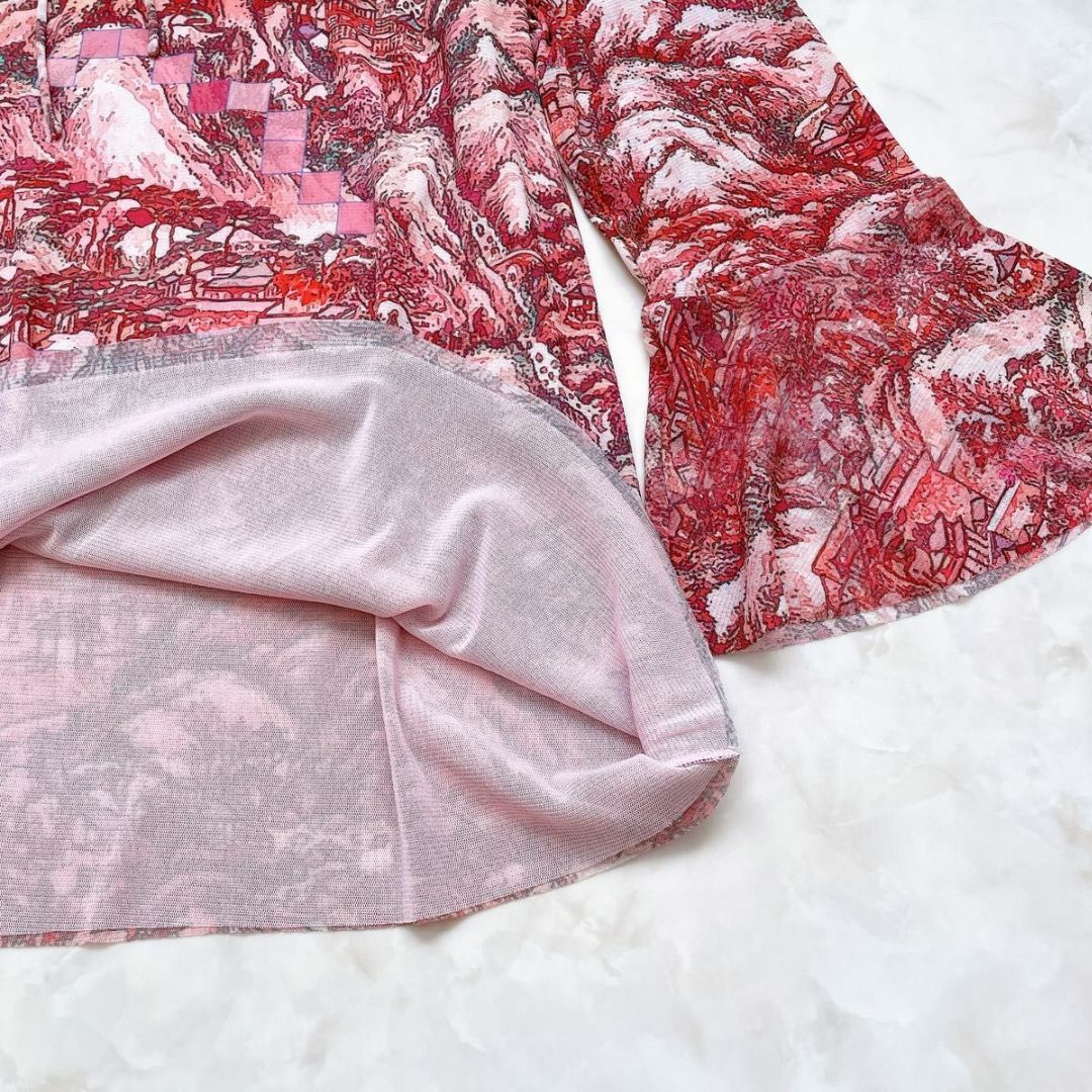 極美品 VIVIENNE TAM ヴィヴィアンタム ブラウス パワーネット XL 極美品 VIVIENNE TAM ヴィヴィアンタム ブラウス パワーネット XL