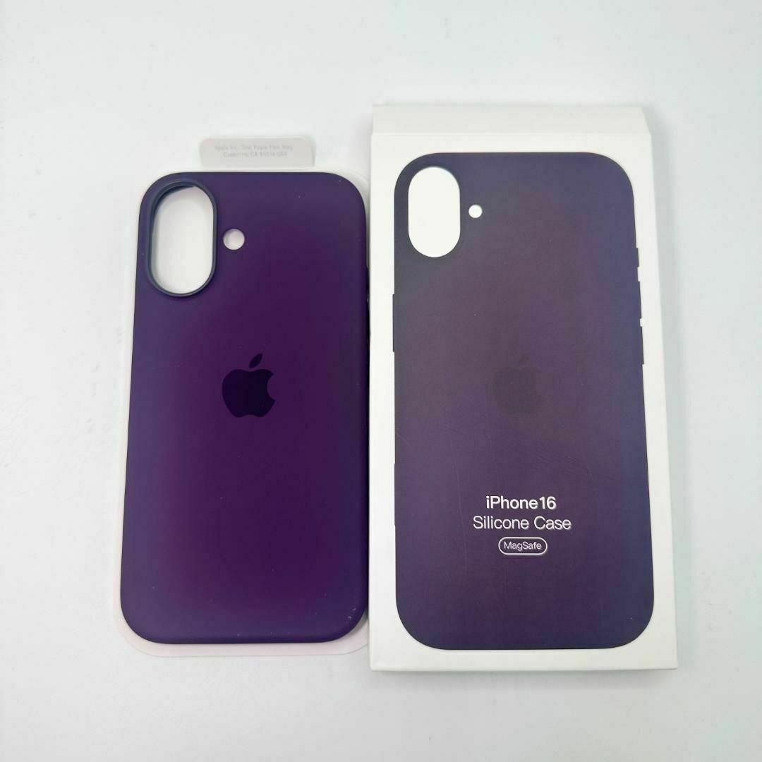 先行発売 新品-純正互換品-iPhone16 シリコンケース-プラムの 先行発売 新品-純正互換品-iPhone16 シリコンケース-プラムの