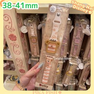 ディズニー(Disney)の【現地購入☆正規品】ダッフィー　アップルウォッチベルト　上海　38-41mm(キャラクターグッズ)