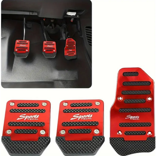 【カー用品】ペダルカバー　3種　アクセル　ブレーキ　クラッチ　MT　ワケあり(汎用パーツ)