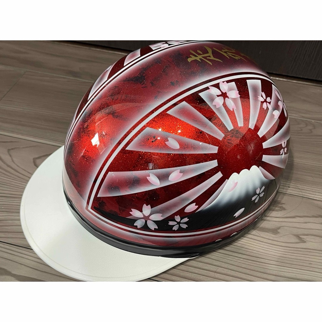 三つボタン 君が代 富士日章 コルク半 ヘルメット 風変わり 旧車 三つボタン 君が代 富士日章 コルク半 ヘルメット 風変わり 旧車