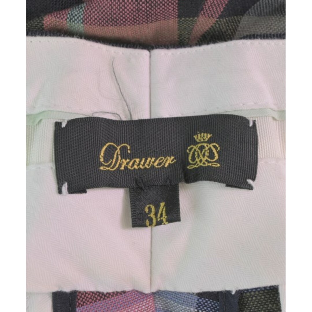 Drawer - Drawer パンツ(その他) 34(XS位) ピンクx黒x青等 Drawer - Drawer パンツ(その他) 34(XS位) ピンクx黒x青等