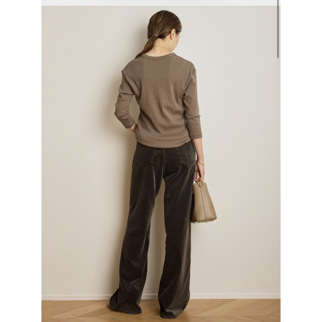 DEUXIEME CLASSE - 36 新品 Candid パンツ ブラウン ミューズ DEUXIEME CLASSE - 36 新品 Candid パンツ ブラウン ミューズ