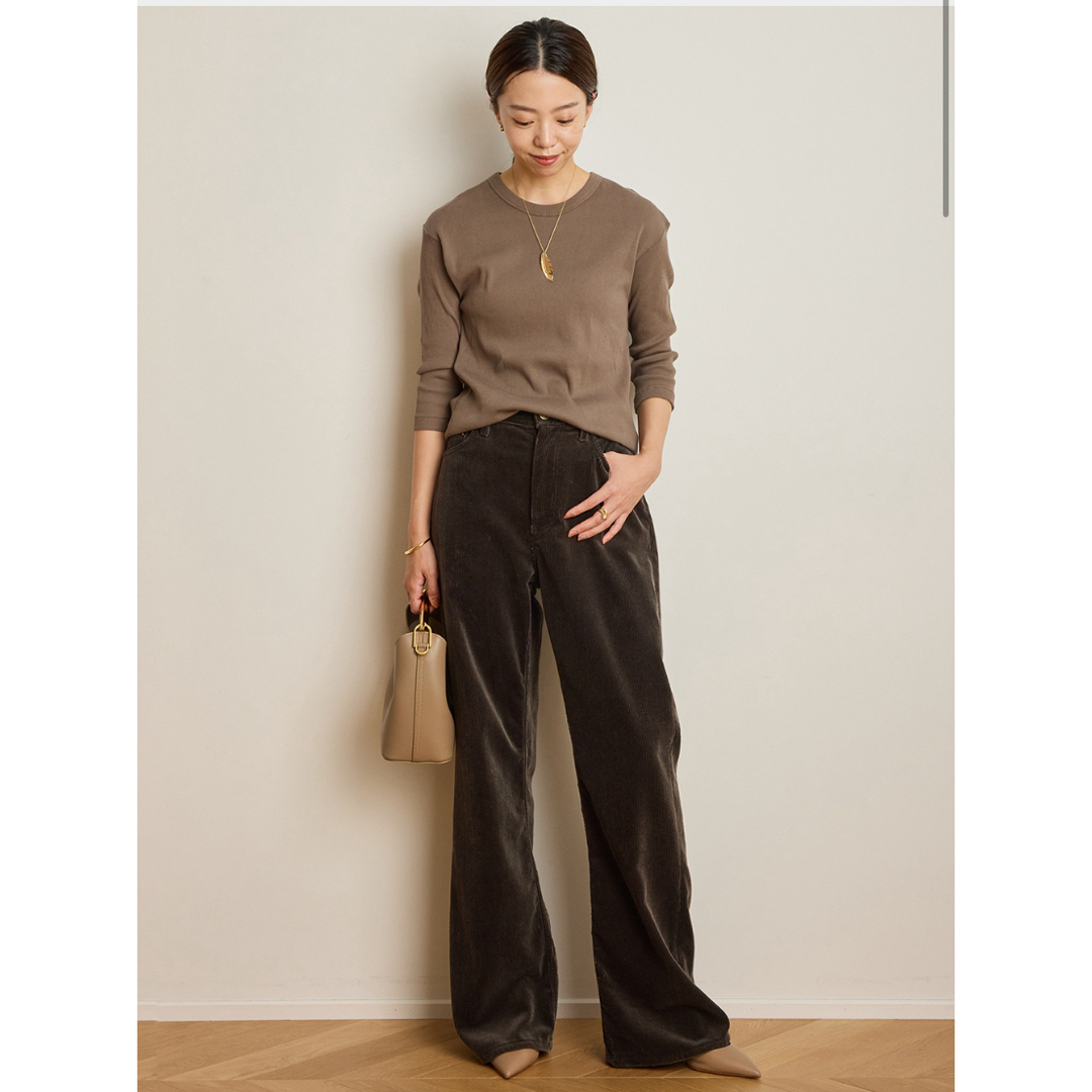 DEUXIEME CLASSE - 36 新品 Candid パンツ ブラウン ミューズ DEUXIEME CLASSE - 36 新品 Candid パンツ ブラウン ミューズ