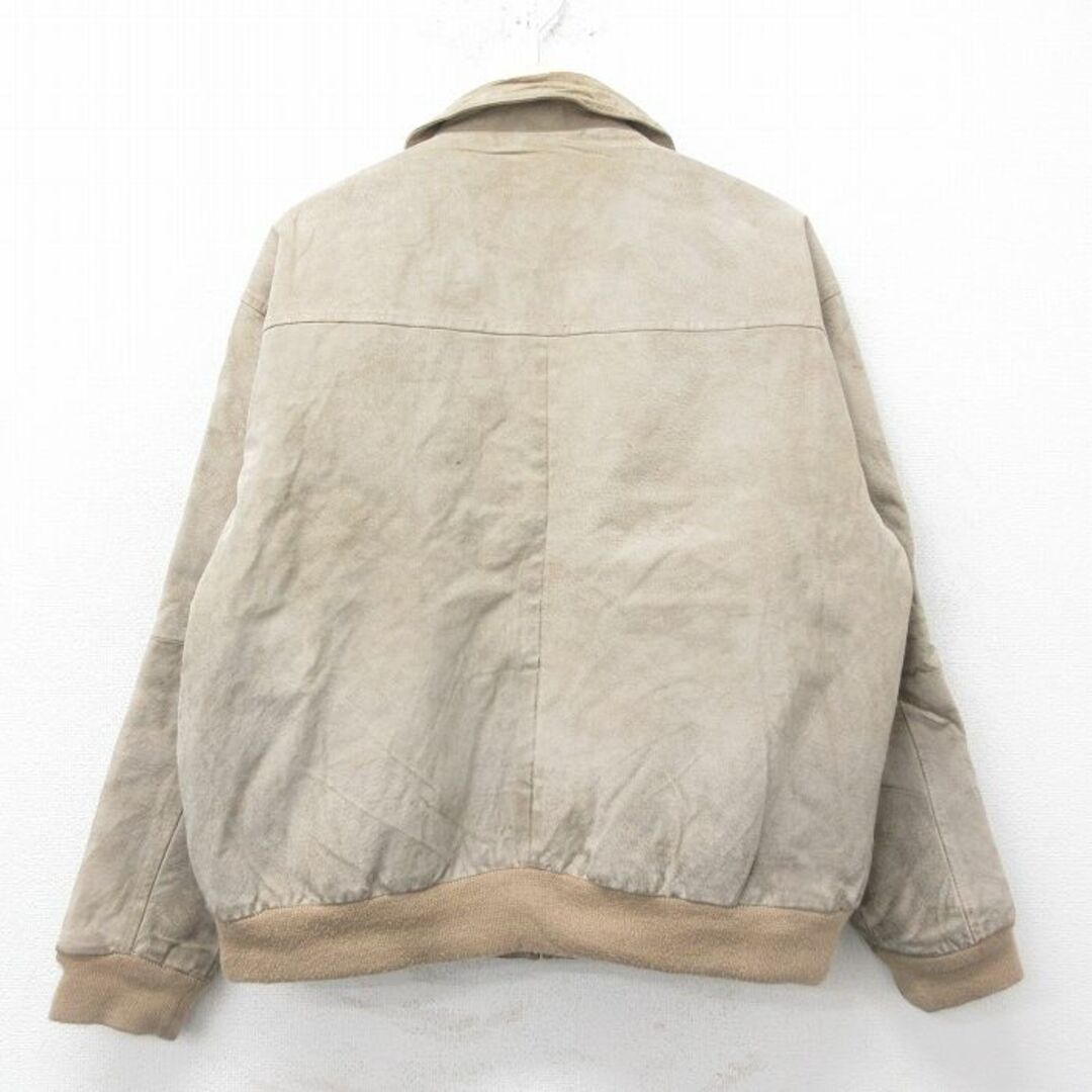 XL☆古着 セントジョンズベイ 長袖 スエード レザー ジャケット XL☆古着 セントジョンズベイ 長袖 スエード レザー ジャケット
