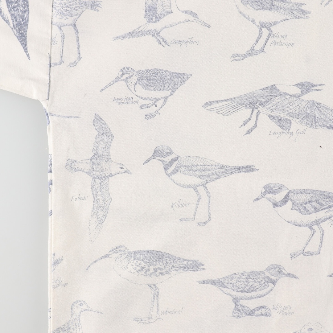 古着 80年代 ミシガンラグ MICHIGAN RAG CO. 鳥柄 コットン 古着 80年代 ミシガンラグ MICHIGAN RAG CO. 鳥柄 コットン