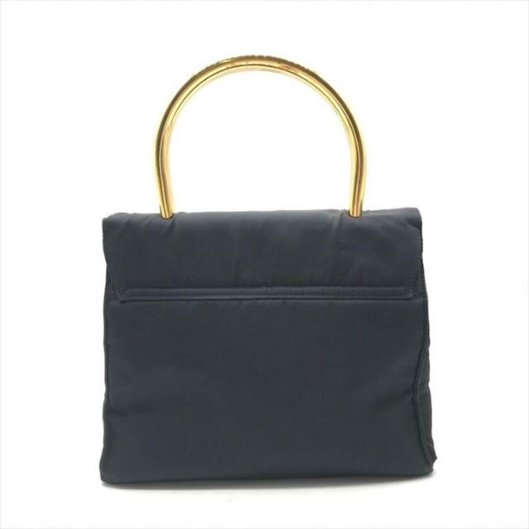 PRADA - 良品 PRADA プラダ 三角ロゴ プレート メタル ハンドル PRADA - 良品 PRADA プラダ 三角ロゴ プレート メタル ハンドル
