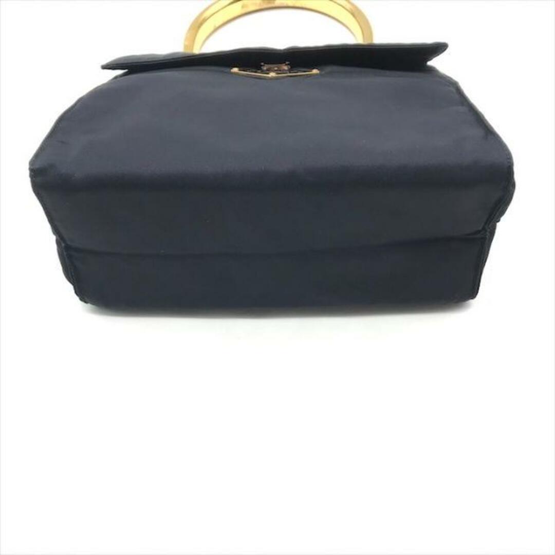 PRADA - 良品 PRADA プラダ 三角ロゴ プレート メタル ハンドル PRADA - 良品 PRADA プラダ 三角ロゴ プレート メタル ハンドル
