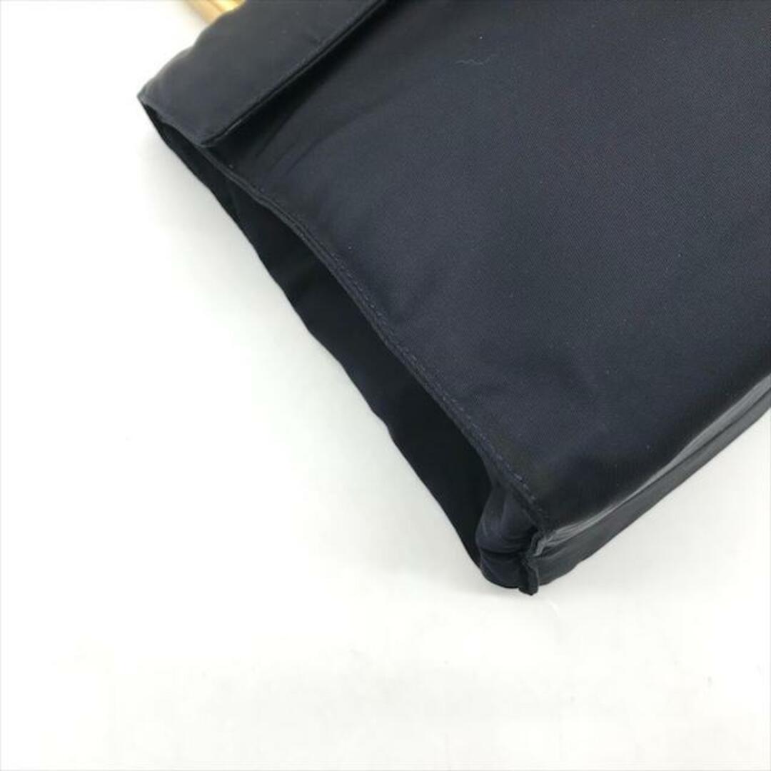 PRADA - 良品 PRADA プラダ 三角ロゴ プレート メタル ハンドル PRADA - 良品 PRADA プラダ 三角ロゴ プレート メタル ハンドル