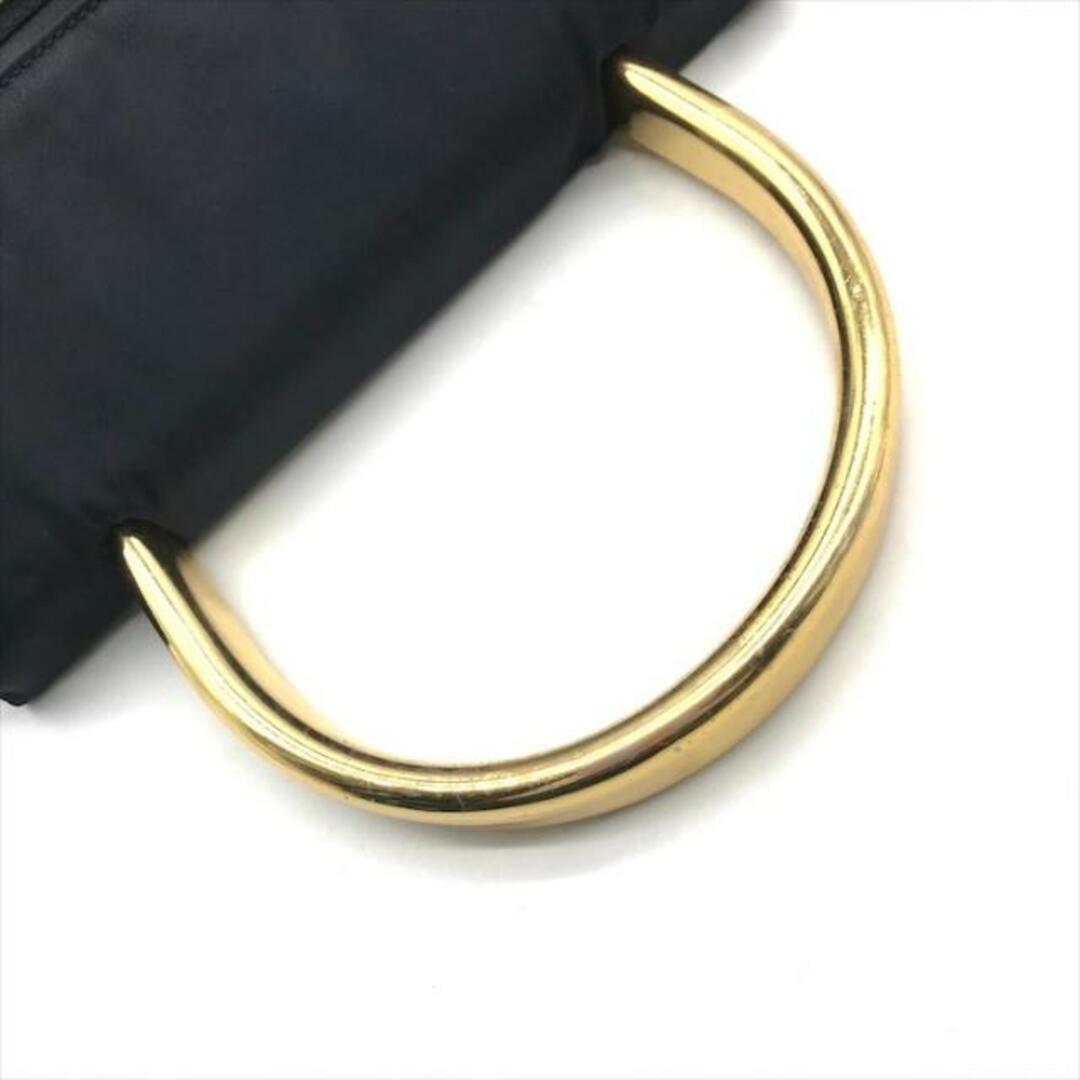 PRADA - 良品 PRADA プラダ 三角ロゴ プレート メタル ハンドル PRADA - 良品 PRADA プラダ 三角ロゴ プレート メタル ハンドル
