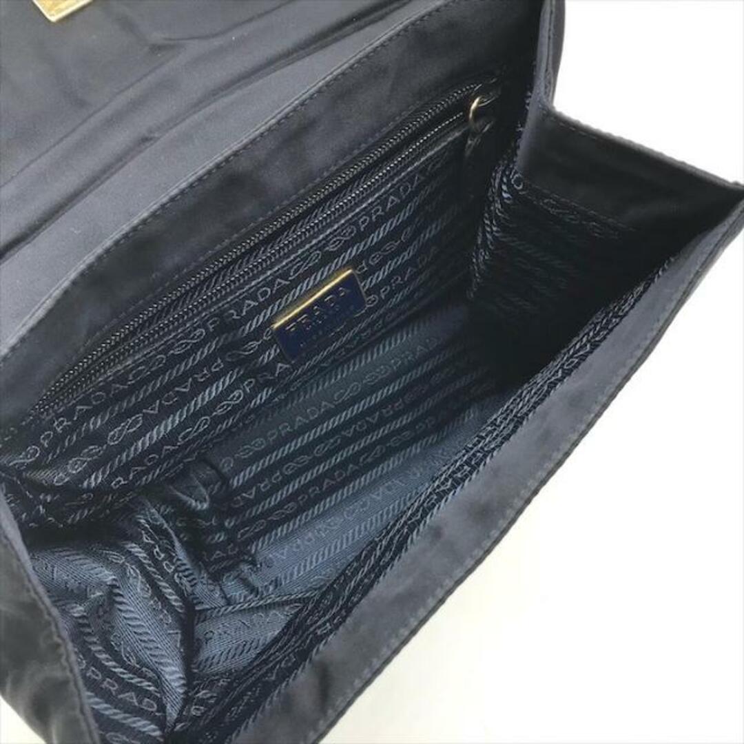 PRADA - 良品 PRADA プラダ 三角ロゴ プレート メタル ハンドル PRADA - 良品 PRADA プラダ 三角ロゴ プレート メタル ハンドル