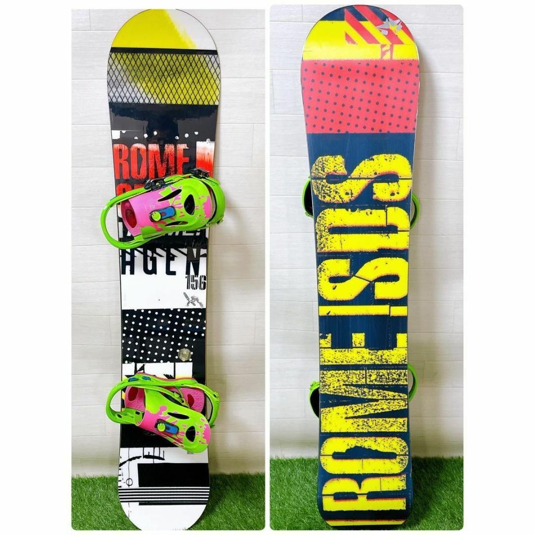 8【メンズ3点】初心者推薦 ROME 156cm FLUX M スノボ 8【メンズ3点】初心者推薦 ROME 156cm FLUX M スノボ