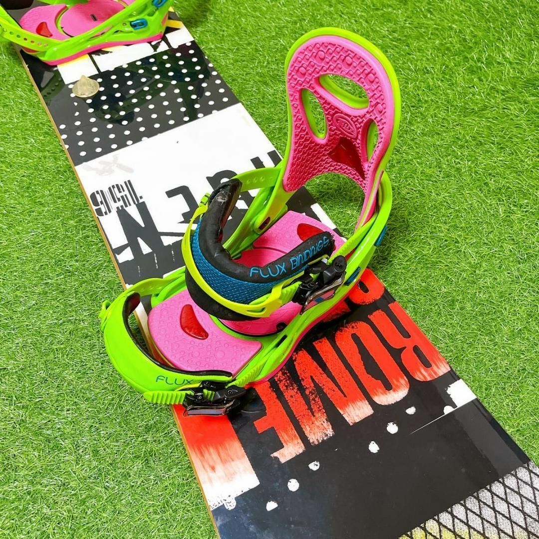 8【メンズ3点】初心者推薦 ROME 156cm FLUX M スノボ 8【メンズ3点】初心者推薦 ROME 156cm FLUX M スノボ