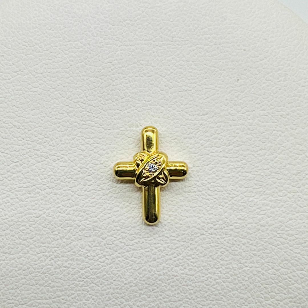 MIKIMOTO】クロスモチーフ K18 ダイヤモンドペンダントトップ MIKIMOTO】クロスモチーフ K18 ダイヤモンドペンダントトップ