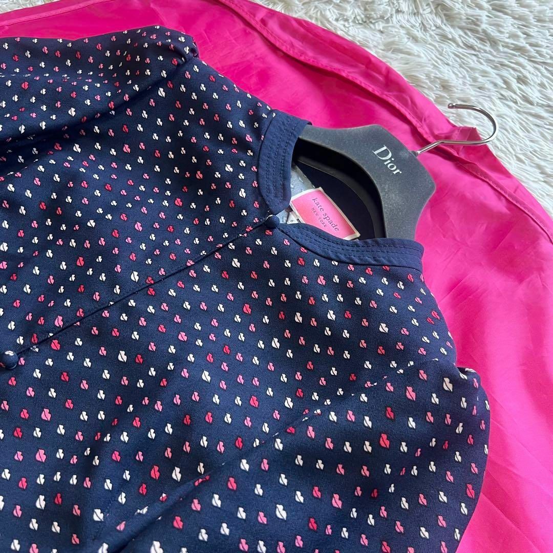 kate spade NEW YORK - 【良品】kate spade 膝丈ワンピース 総柄 kate spade NEW YORK - 【良品】kate spade 膝丈ワンピース 総柄