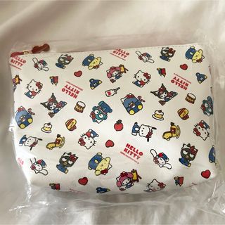 サンリオ(サンリオ)のサンリオ ハローキティ 50周年 イオン AEON 限定 フナガタポーチ(キャラクターグッズ)