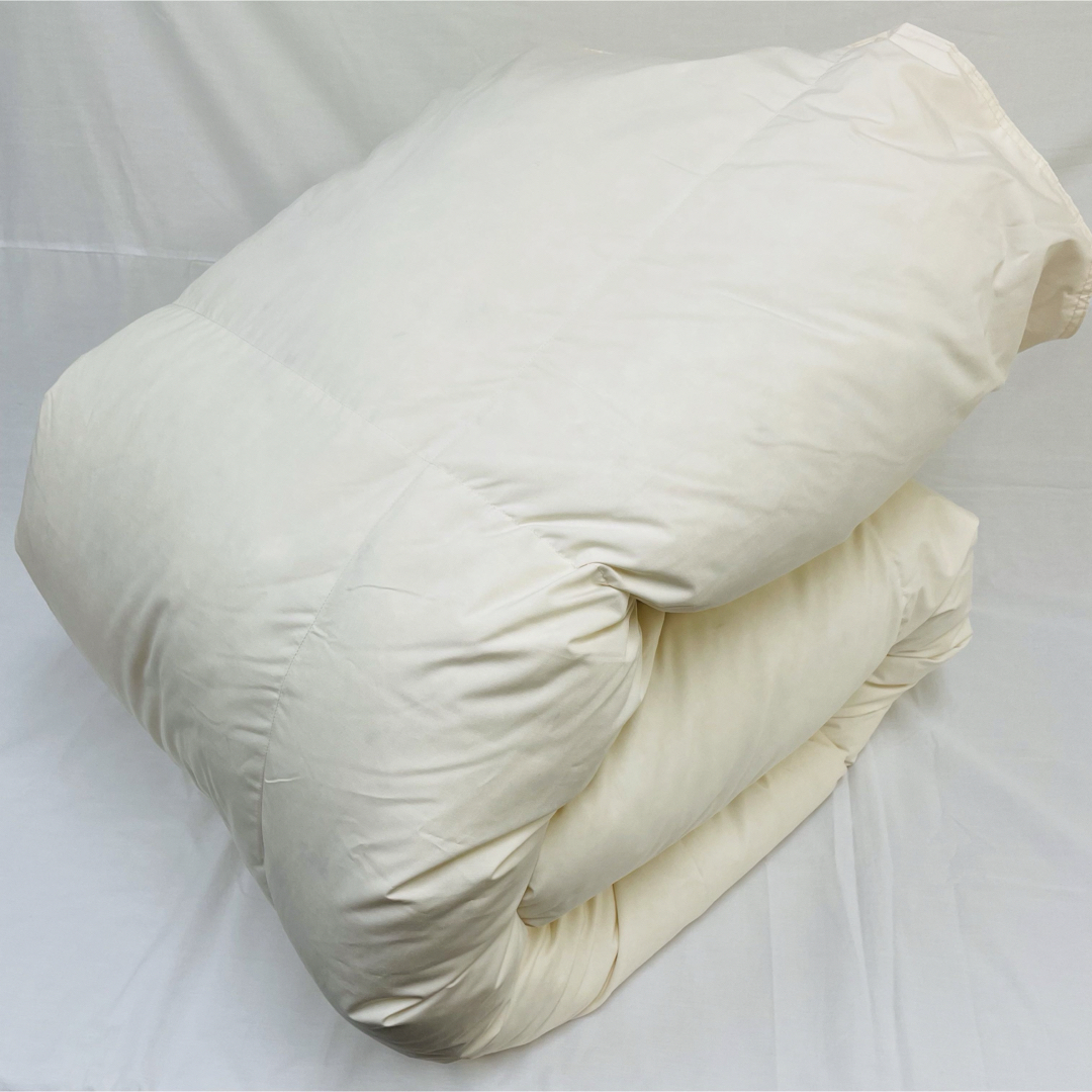羽毛布団 ダブル 抗菌防臭羽毛 きなり 190×210cm 日本製 布団 羽毛布団 ダブル 抗菌防臭羽毛 きなり 190×210cm 日本製 布団