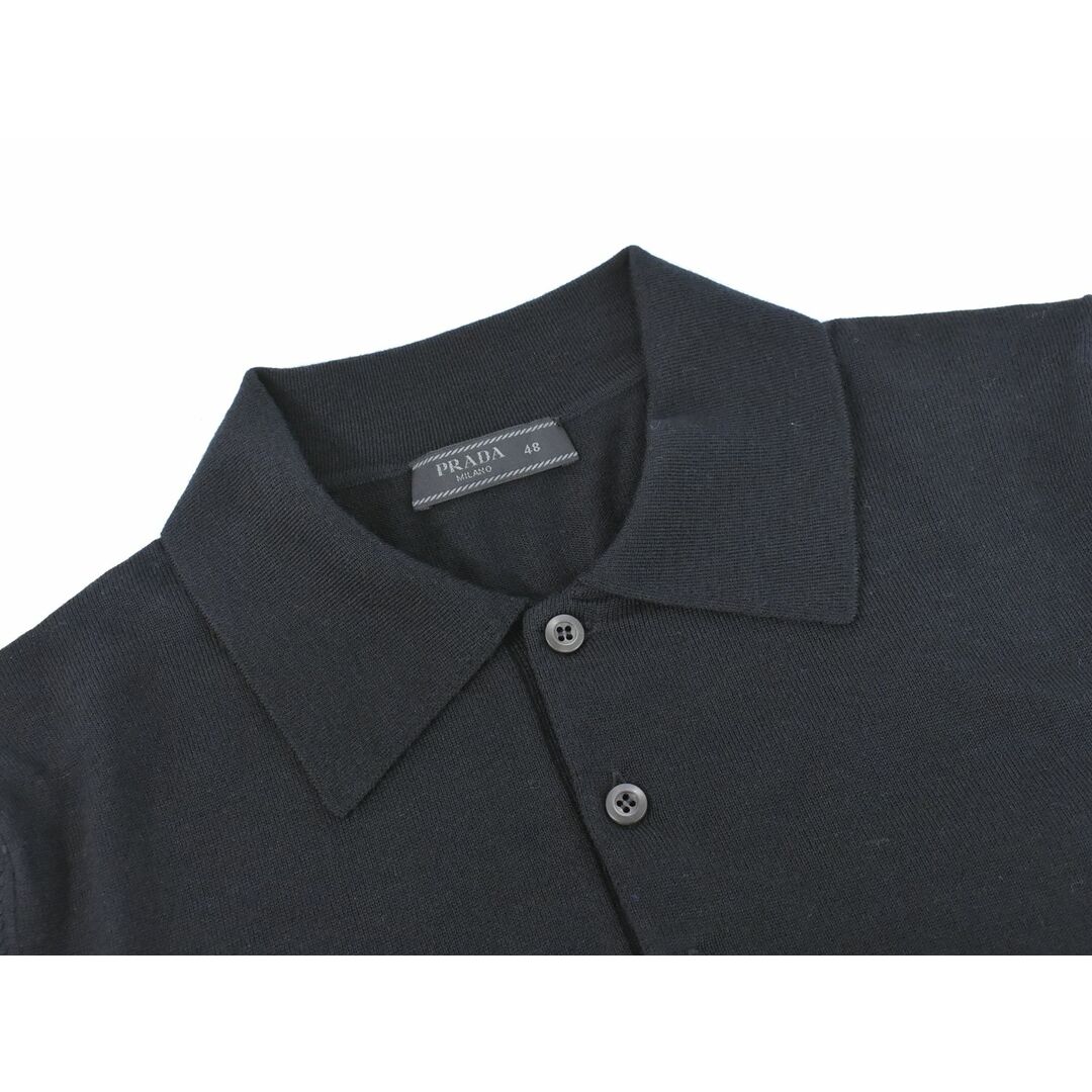 PRADA - 本物 プラダ PRADA ポロシャツ 長袖 トップス 48 ウール PRADA - 本物 プラダ PRADA ポロシャツ 長袖 トップス 48 ウール