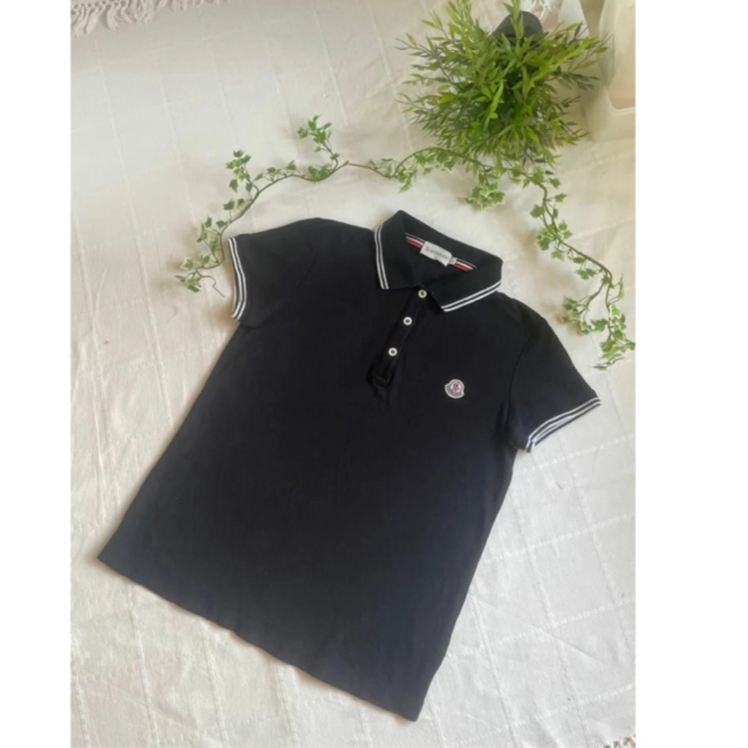 MONCLER - 黒S【極美品】MONCLERモンクレール 鹿の子 ポロシャツ MONCLER - 黒S【極美品】MONCLERモンクレール 鹿の子 ポロシャツ