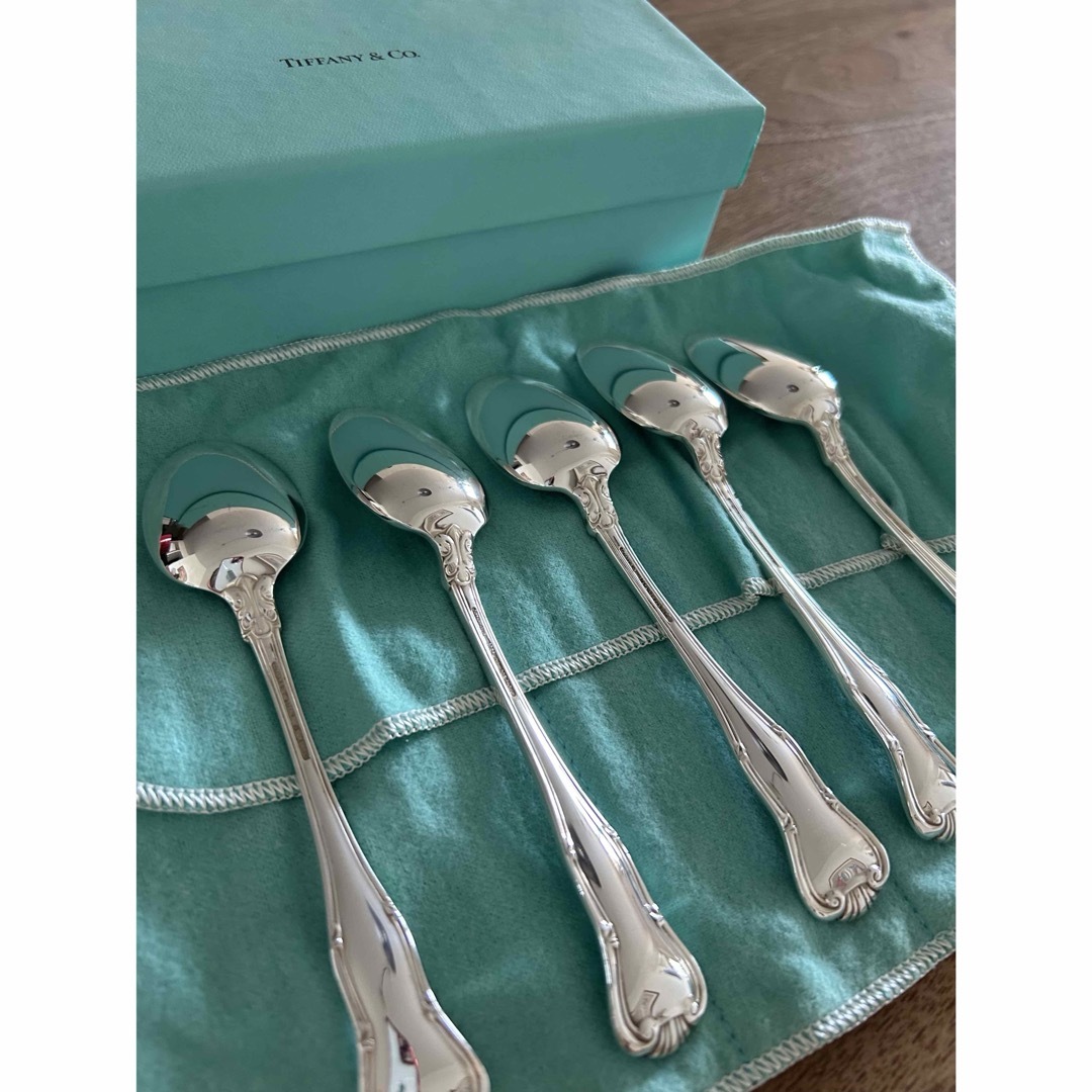 Tiffany & Co. - ティファニー tiffany 純銀ティースプーン 5本 Tiffany & Co. - ティファニー tiffany 純銀ティースプーン 5本
