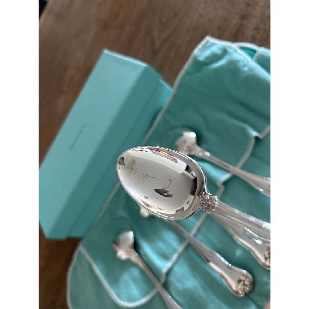 Tiffany & Co. - ティファニー tiffany 純銀ティースプーン 5本 Tiffany & Co. - ティファニー tiffany 純銀ティースプーン 5本
