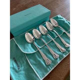 Tiffany & Co. - ティファニー tiffany 純銀ティースプーン 5本 Tiffany & Co. - ティファニー tiffany 純銀ティースプーン 5本