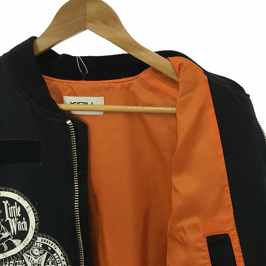 美品】 KIDILL / キディル | PATCH MA-1 JACKET ジャケット | F 美品】 KIDILL / キディル | PATCH MA-1 JACKET ジャケット | F