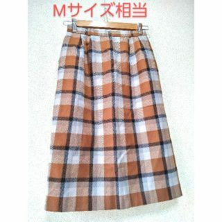 レリアン(leilian)の1371x【未使用品】Leilian レリアン スカート チェック柄 日本製(ひざ丈スカート)