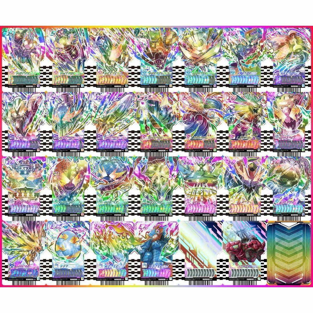 ライドケミートレカ レインボーレア＆ニジゴン＆カメドーン 27種 ガッチャード