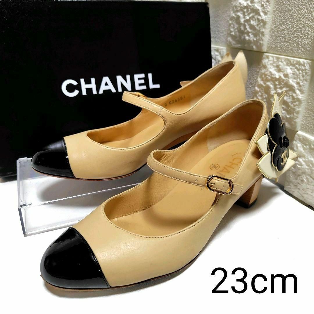 美品・付属品有り✨ CHANEL 36(23) ココマーク カメリア バイ 美品・付属品有り✨ CHANEL 36(23) ココマーク カメリア バイ