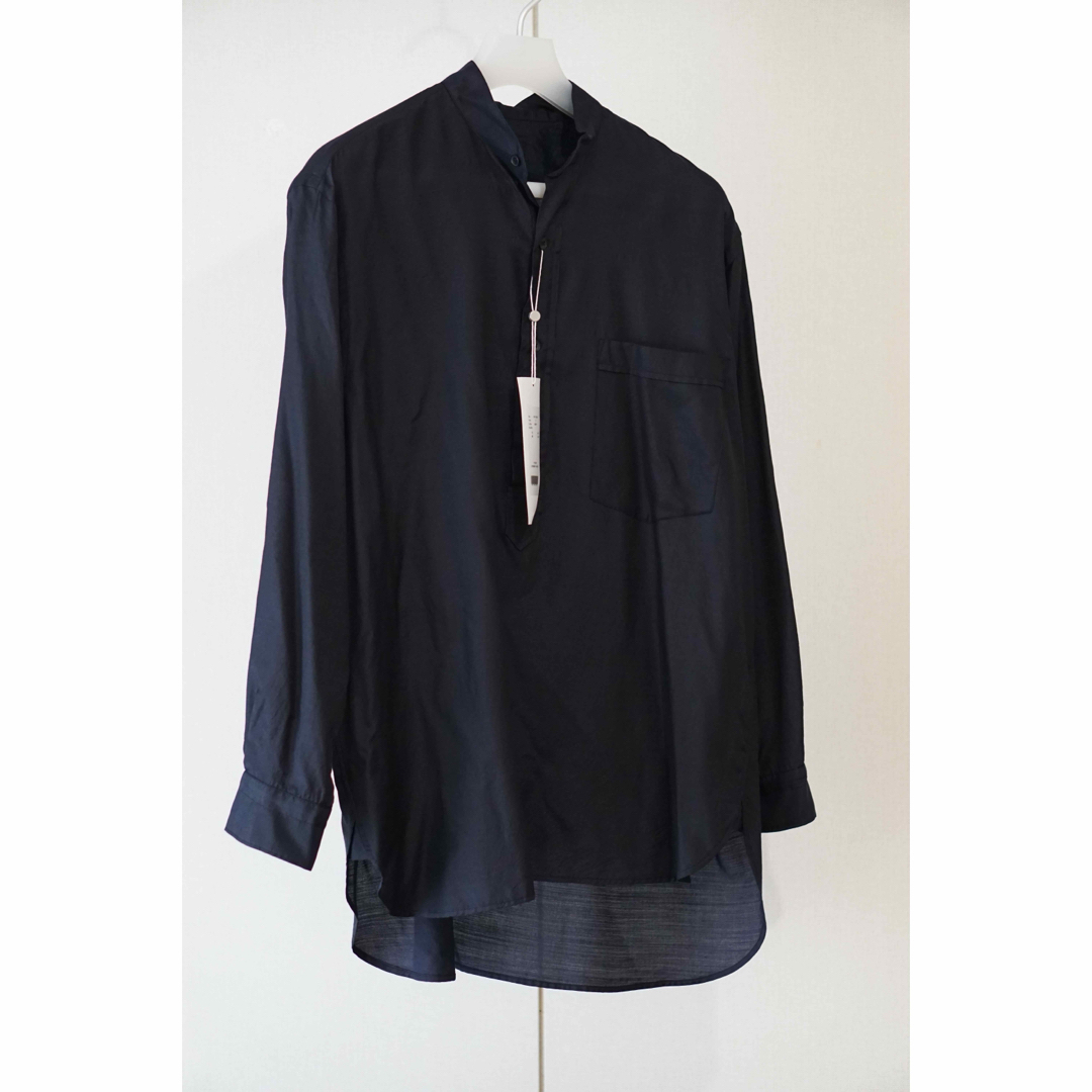 COMOLI - 新品 23SS COMOLI ウールシルクプルオーバーシャツ の COMOLI - 新品 23SS COMOLI ウールシルクプルオーバーシャツ の