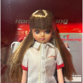 また値下げ！鈴鹿サーキット限定！F1ホンダ　レーシングLiccaちゃん人形(ぬいぐるみ/人形)