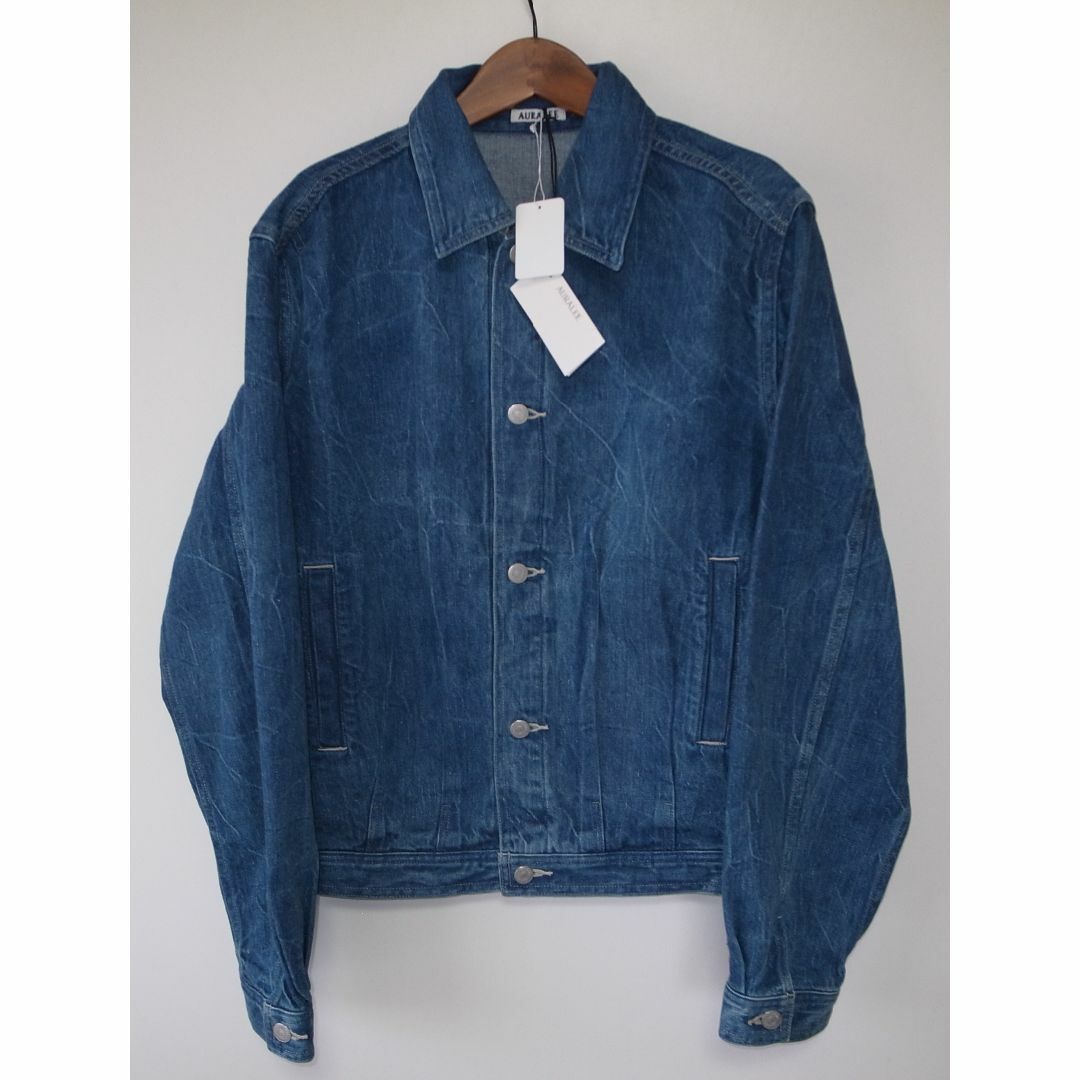 AURALEE - AURALEE Selvedge Faded Light デニムジャケット 4の AURALEE - AURALEE Selvedge Faded Light デニムジャケット 4の