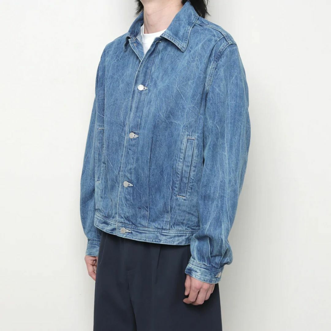 AURALEE - AURALEE Selvedge Faded Light デニムジャケット 4の AURALEE - AURALEE Selvedge Faded Light デニムジャケット 4の