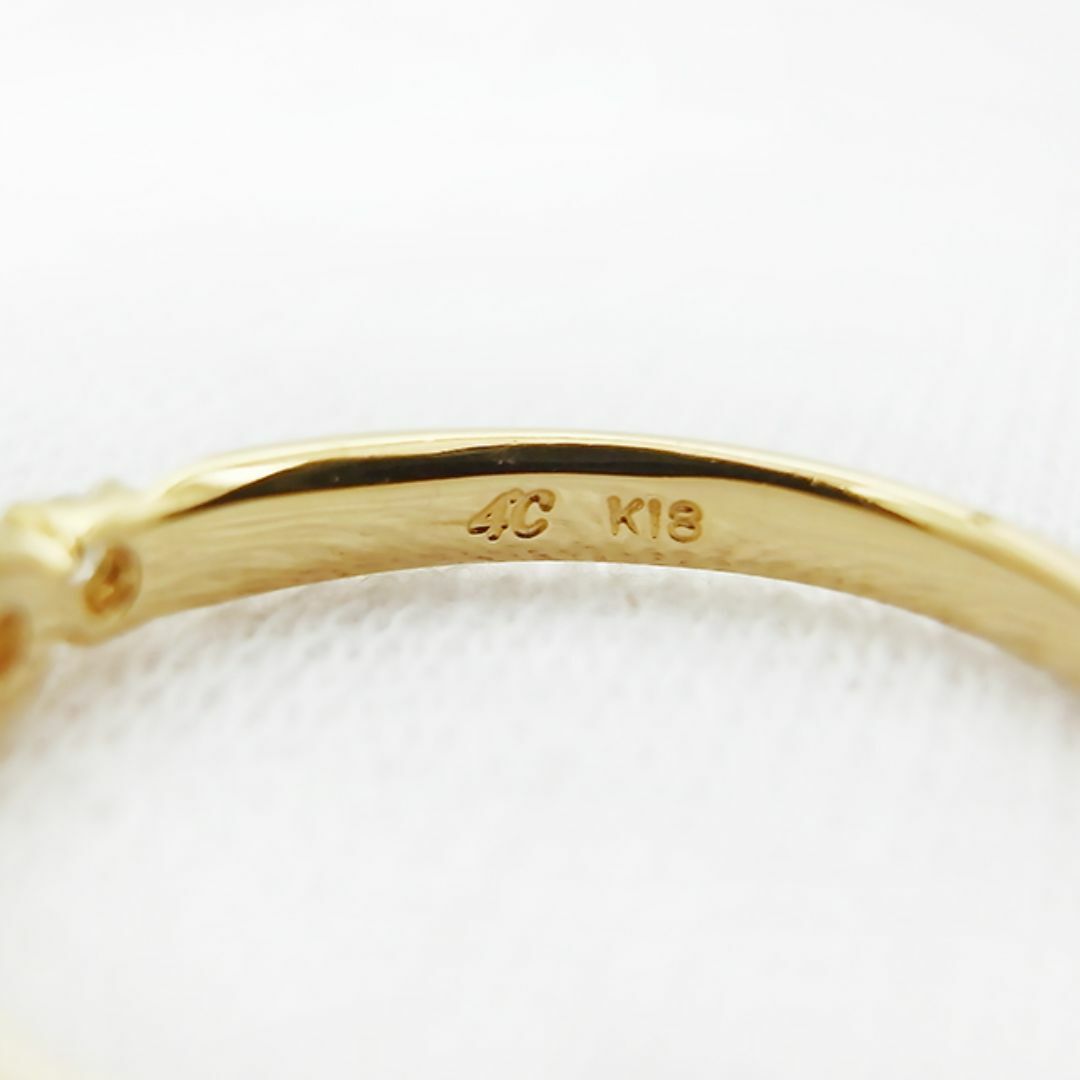 4℃ ダイヤモンドリング K18 1.8g 4℃ ダイヤモンドリング K18 1.8g