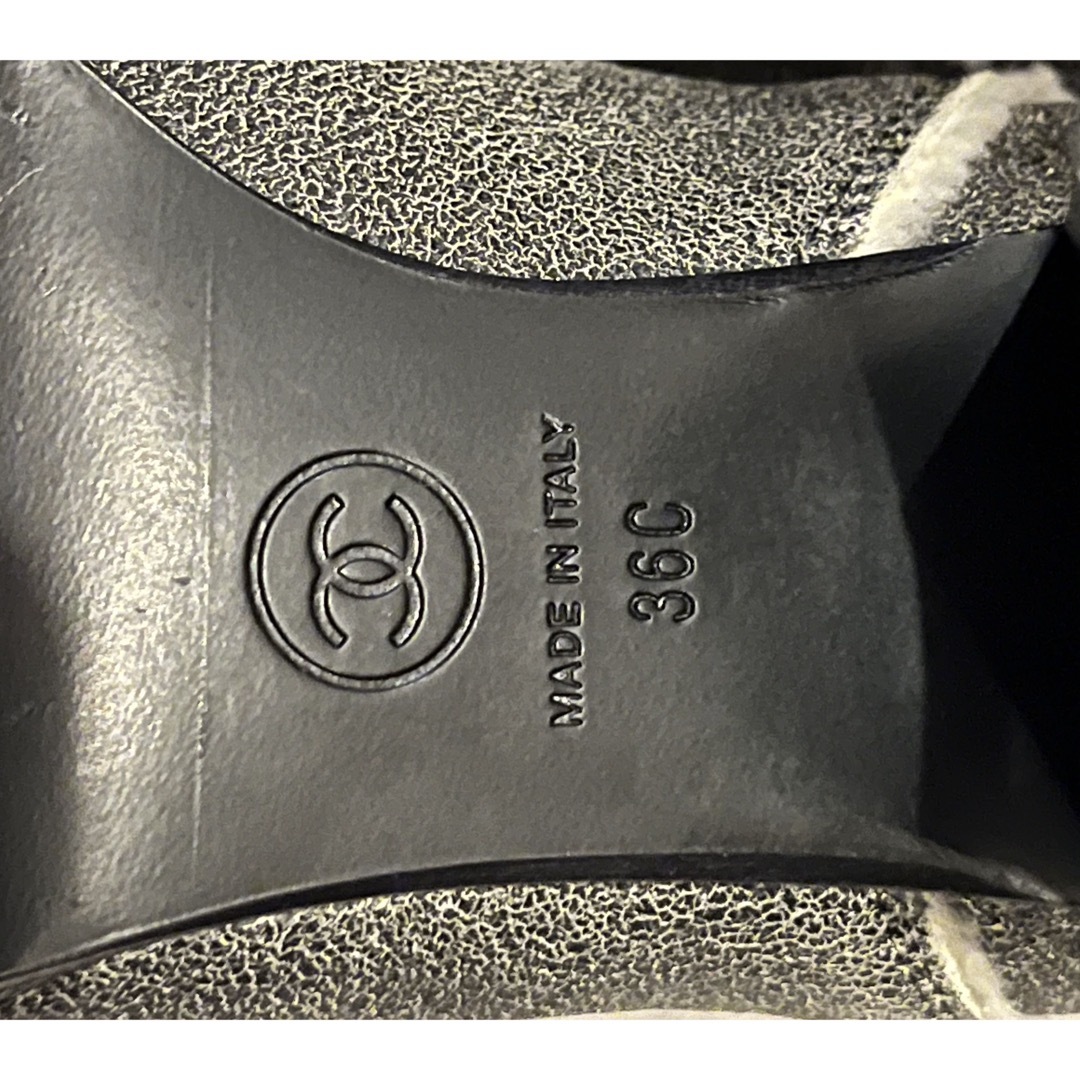CHANEL - CHANELシャネルムートンショートブーツ36 美品の通販 CHANEL - CHANELシャネルムートンショートブーツ36 美品の通販