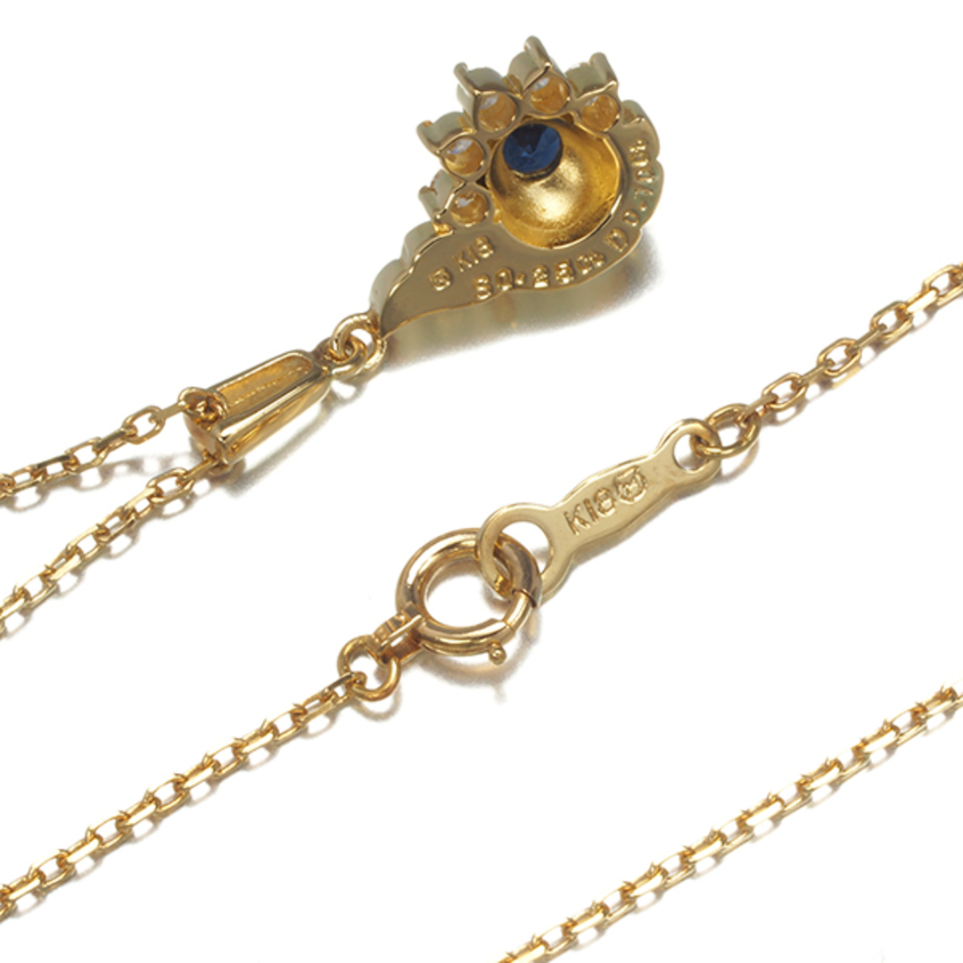 MIKIMOTO - ミキモト ネックレス サファイア 0.25ct ダイヤ MIKIMOTO - ミキモト ネックレス サファイア 0.25ct ダイヤ