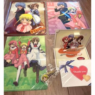 ショウガクカン(小学館)のハヤテのごとく！ クリアファイル 下敷き ストラップ 携帯 クリーナー カード(クリアファイル)