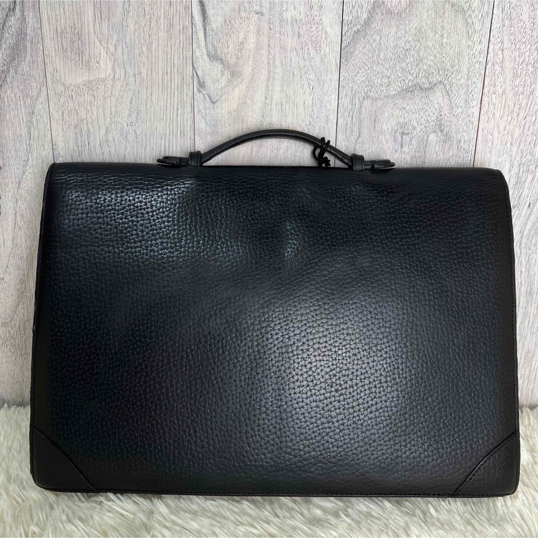 人気♡A4可♡鍵付♡LOEWE ロエベ アナグラム レザー ビジネスバッグ 人気♡A4可♡鍵付♡LOEWE ロエベ アナグラム レザー ビジネスバッグ