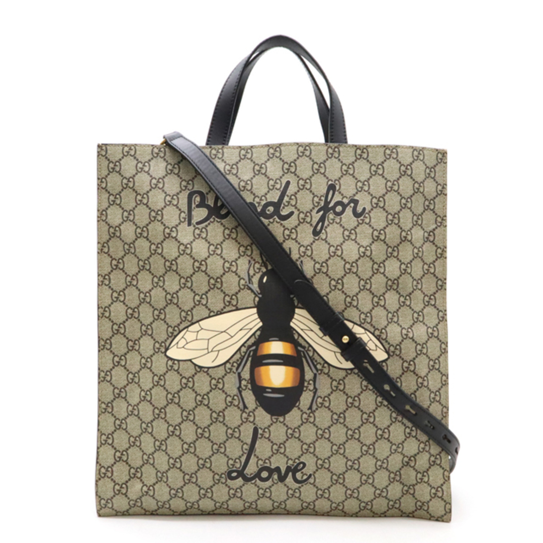 GUCCI - GUCCI グッチ GGスプリーム ビー 蜂 ハチ 25 トート GUCCI - GUCCI グッチ GGスプリーム ビー 蜂 ハチ 25 トート