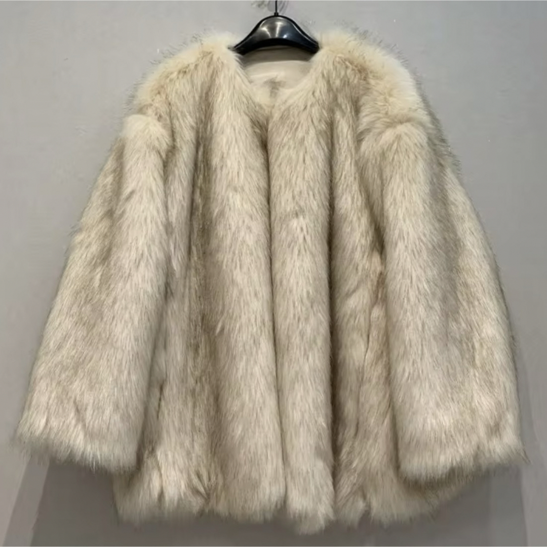 CLANE - NO COLLAR VOLUME ECO FAR COATの通販 by CLANE - NO COLLAR VOLUME ECO FAR COATの通販 by