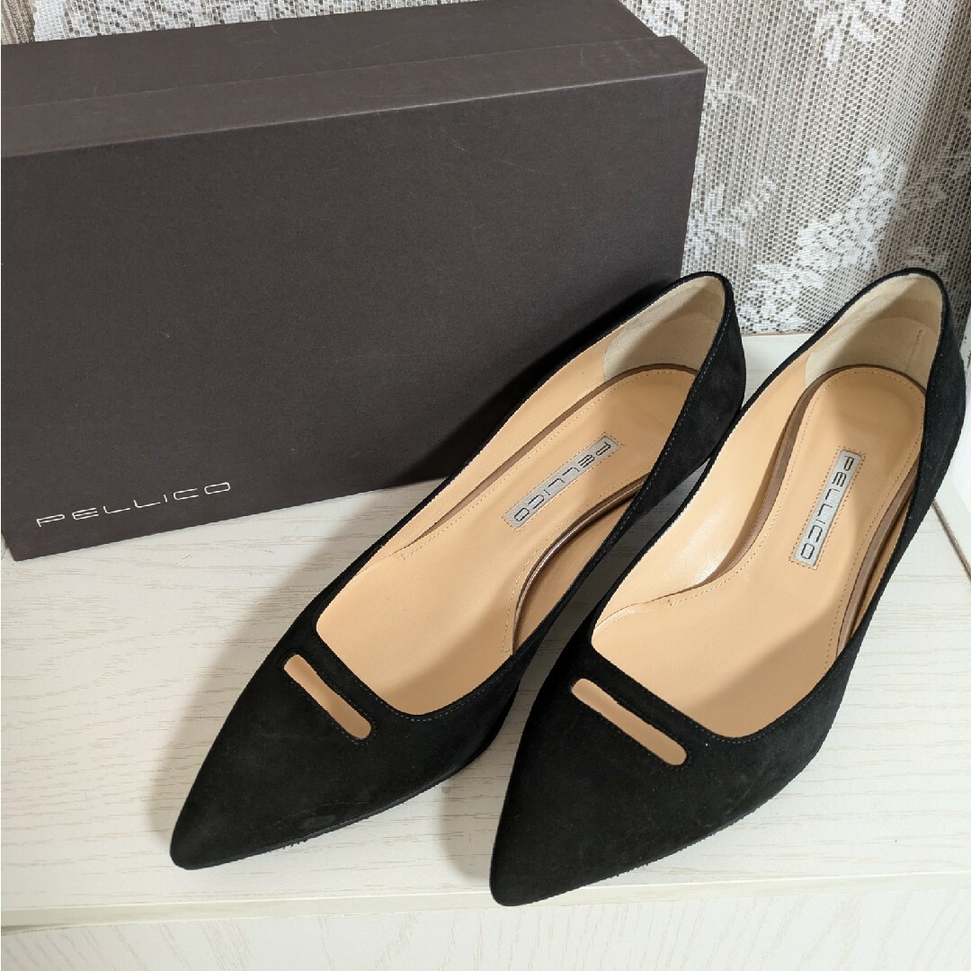 PELLICO - ぺリーコ PELLICO スエードパンプス アネッリ 黒の通販 by okas shop|ペリーコならラクマ PELLICO - ぺリーコ PELLICO スエードパンプス アネッリ 黒の通販 by okas shop|ペリーコならラクマ