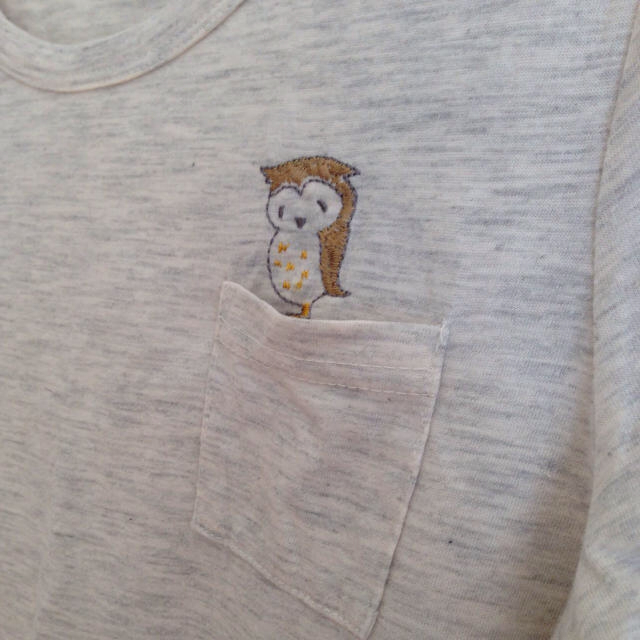 SM2(サマンサモスモス)のehka sopo  フクロウ Tシャツ レディースのトップス(Tシャツ(半袖/袖なし))の商品写真