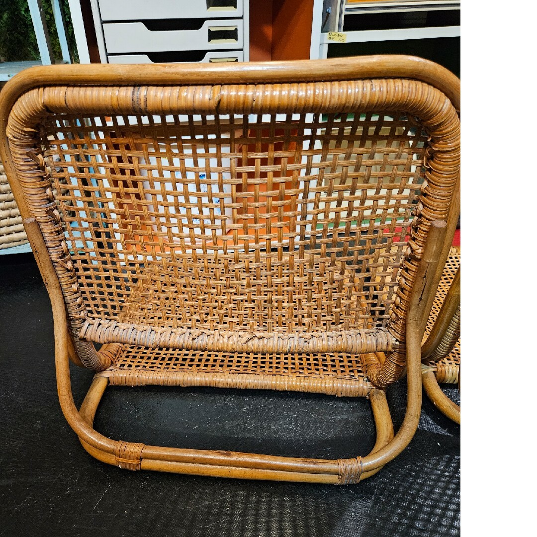 籐 ラタン 座椅子 椅子 昭和レトロ アンティークの通販 by C.E.C 籐 ラタン 座椅子 椅子 昭和レトロ アンティークの通販 by C.E.C