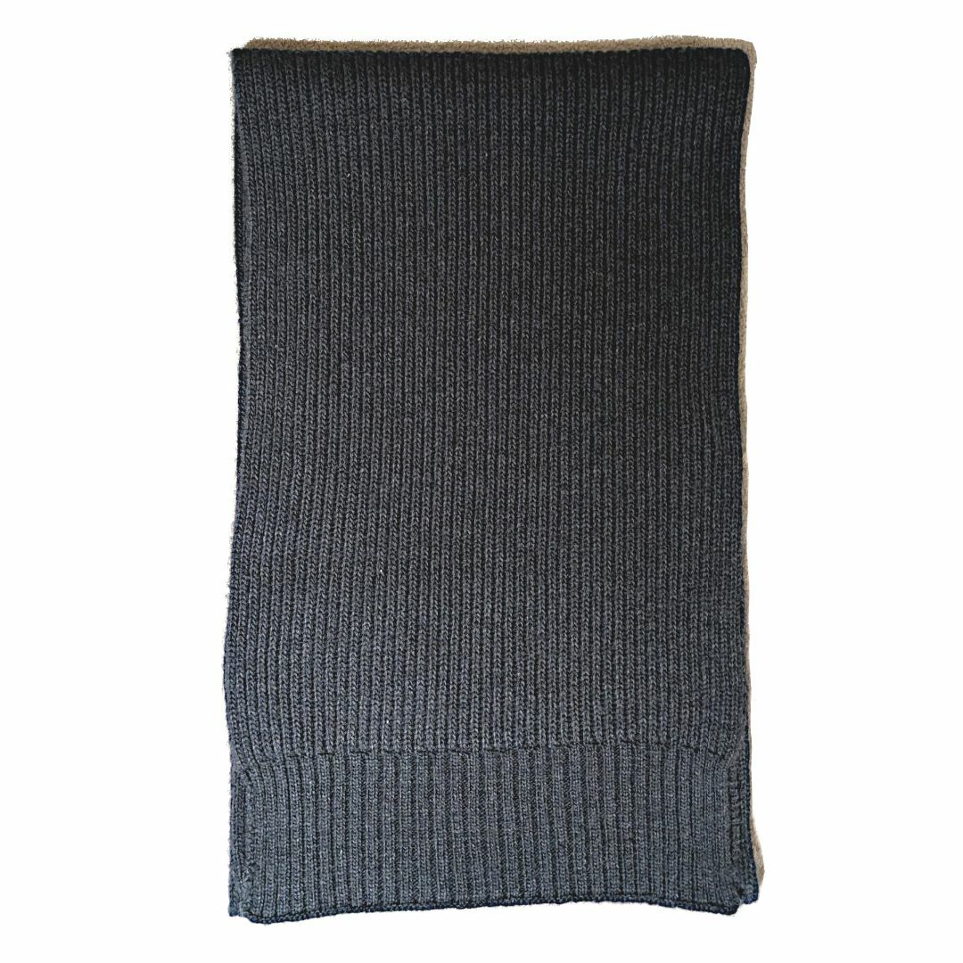 ZARA - ZARA MAN ウ-ル混リブニットマフラー グレー 新品の通販 ZARA - ZARA MAN ウ-ル混リブニットマフラー グレー 新品の通販