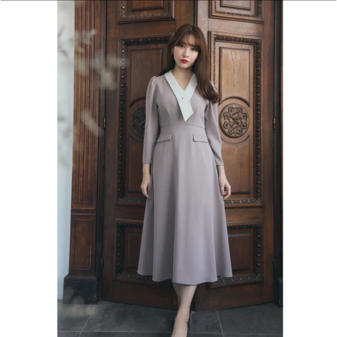Her lip to しみ渡る Allure Tweed Midi Dress Her lip to しみ渡る Allure Tweed Midi Dress