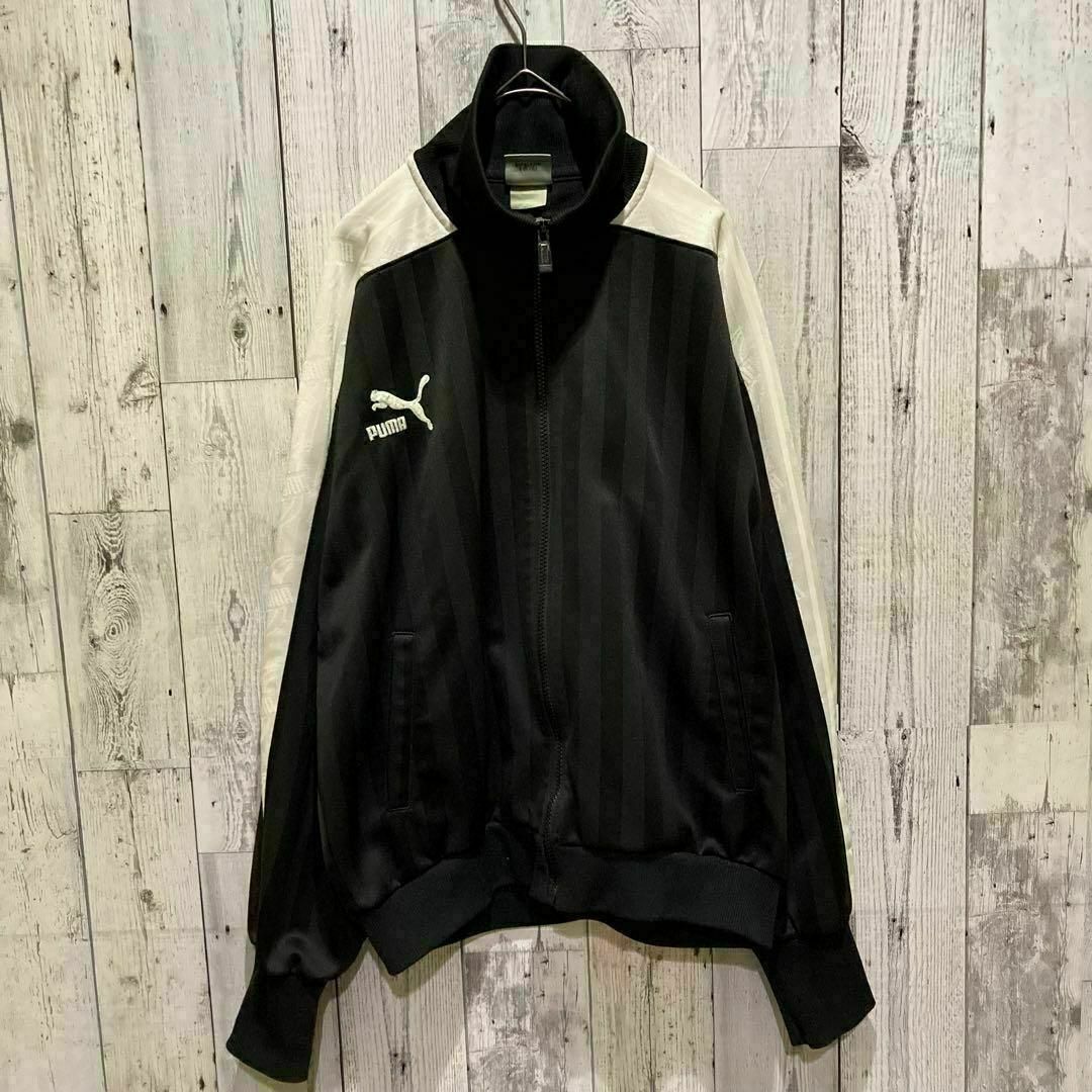 PUMA - 32【90s】PUMA(プーマトラックジャケット刺繍ロゴ あの PUMA - 32【90s】PUMA(プーマトラックジャケット刺繍ロゴ あの