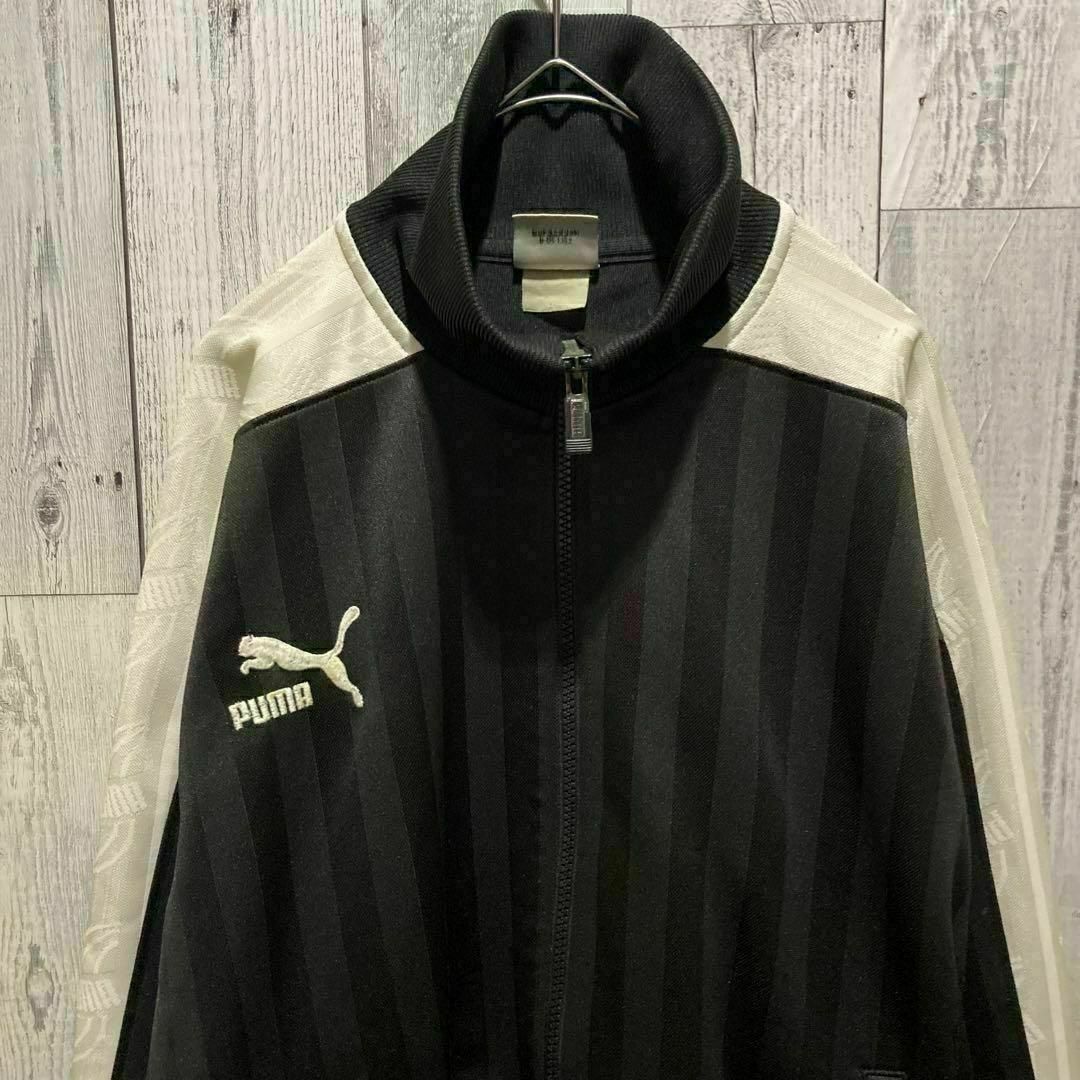 PUMA - 32【90s】PUMA(プーマトラックジャケット刺繍ロゴ あの PUMA - 32【90s】PUMA(プーマトラックジャケット刺繍ロゴ あの