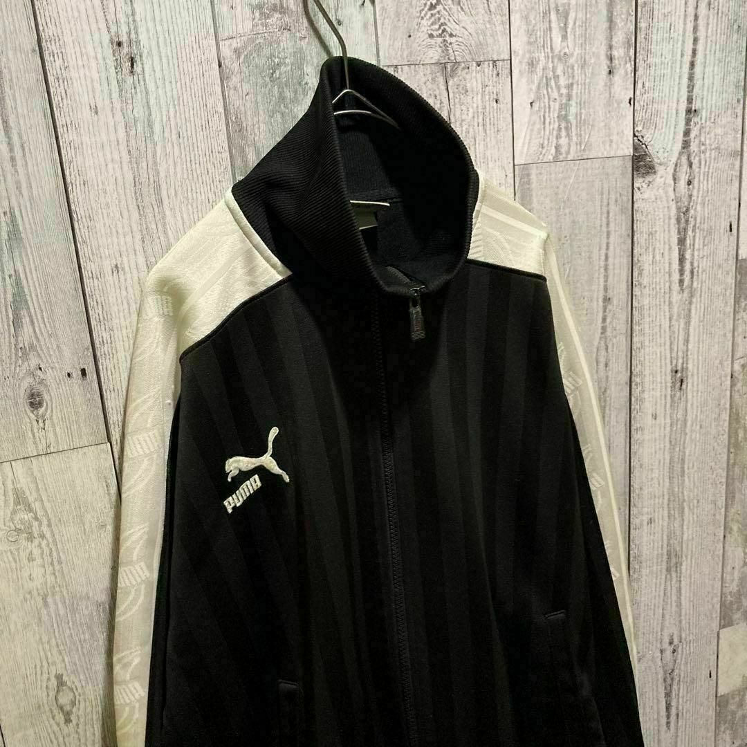PUMA - 32【90s】PUMA(プーマトラックジャケット刺繍ロゴ あの PUMA - 32【90s】PUMA(プーマトラックジャケット刺繍ロゴ あの