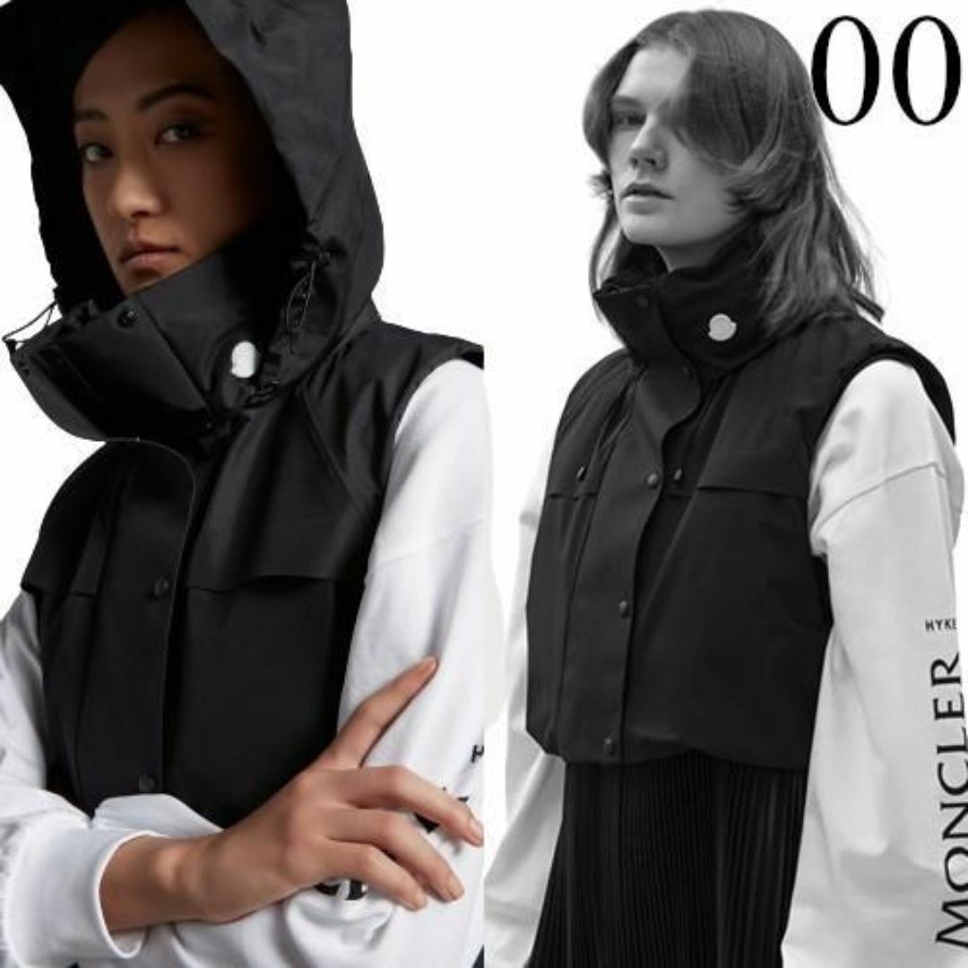 MONCLER - 00　MONCLER x HYKE　ダウンベスト VANILIS ハイク